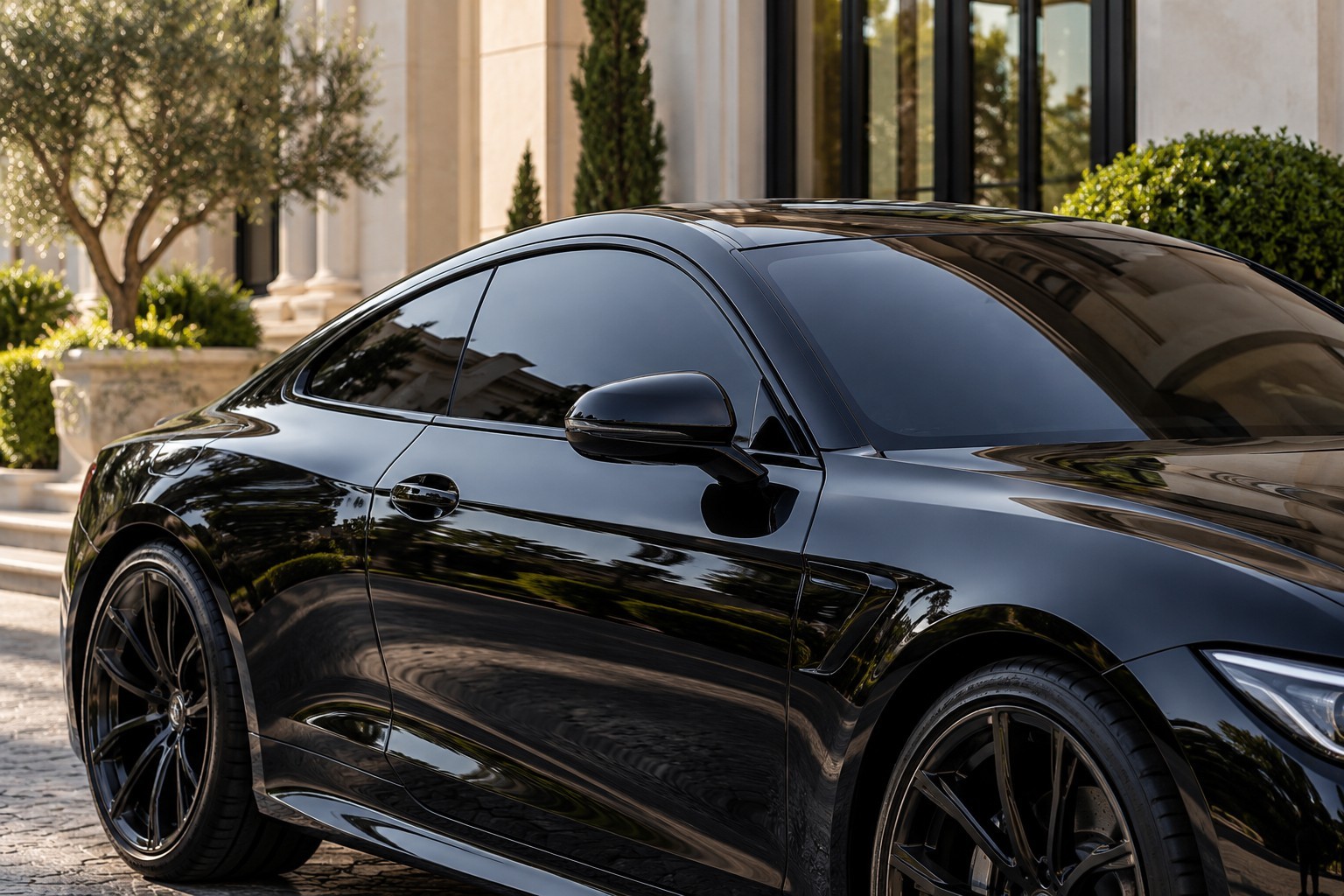 tinted automotive glass